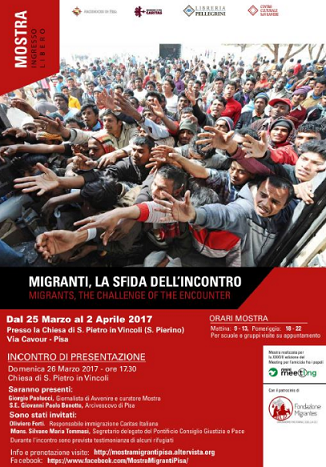 Featured image for “Pisa: Migranti, la sfida dell’incontro”