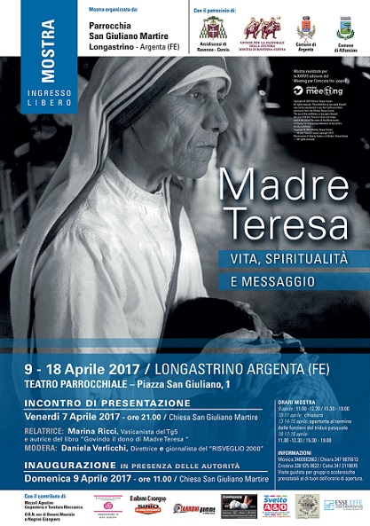 Featured image for “Longastrino (Fe): Madre Teresa, vita, spiritualità e messaggio”