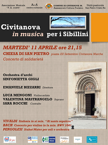 Featured image for “Civitanova Marche (Mc): In musica per i Sibillini”