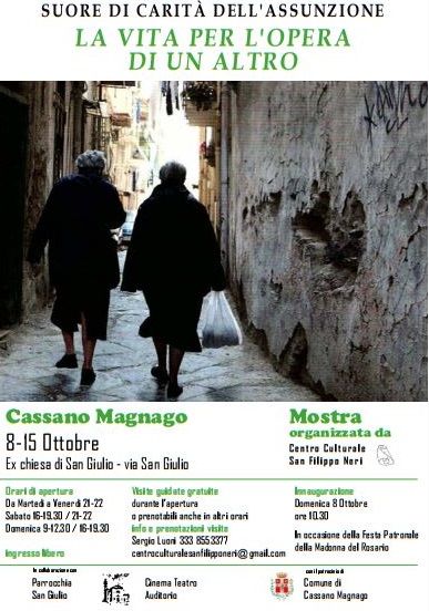 Featured image for “Cassano Magnago (Va): La vita per l’opera di un Altro”