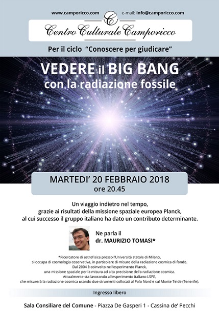 Featured image for “Cassina de Pecchi (Mi): Vedere il Big Bang”