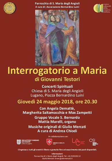 Featured image for “Interrogatorio a Maria di Giovanni Testori, 24 maggio a Lugano”