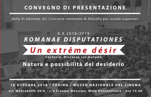 Featured image for “Le Romanae Disputationes ed il cinema a Torino, 10 ottobre”