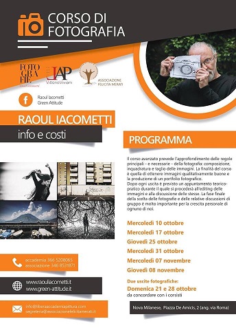 Featured image for “Corso avanzato di fotografia con Raul Iacometti”