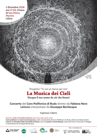 Featured image for “La Musica dei Cieli a Udine, 2 dicembre 2018”