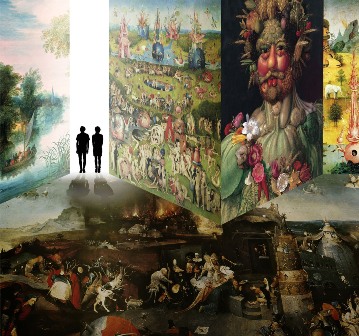 Featured image for “Spettacolo di arte digitale dedicato a Bosch, Brueghel, Arcimboldo”