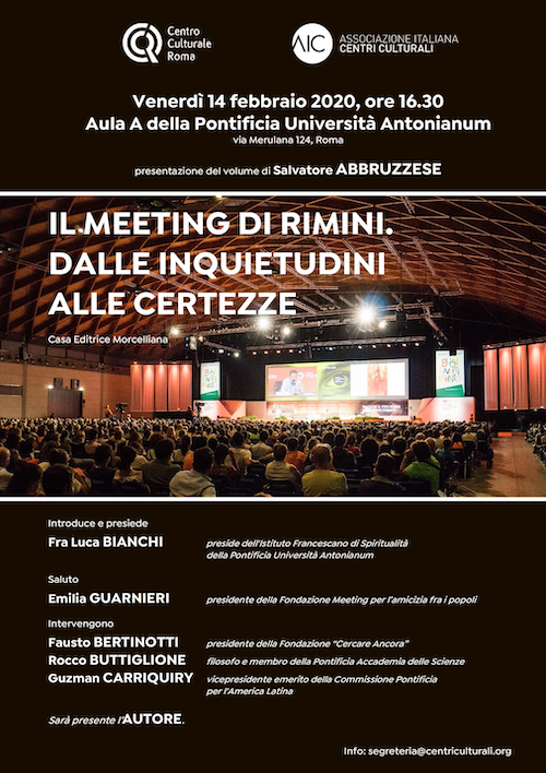 Featured image for “Roma 14 febbraio: Presentazione Libro 40 anni Meeting di Rimini”