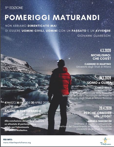 Featured image for “XI edizione dei “Pomeriggi Maturandi” di Portofranco”