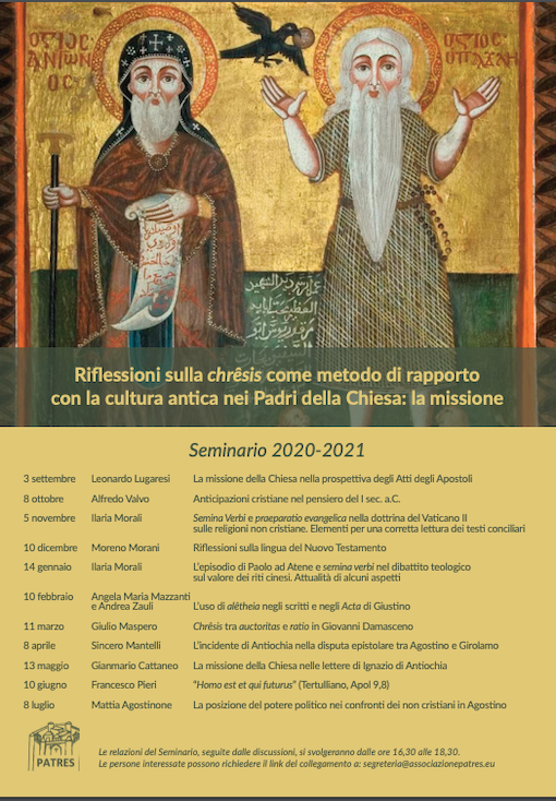 Featured image for “Seminario dell’Associazione Patres”