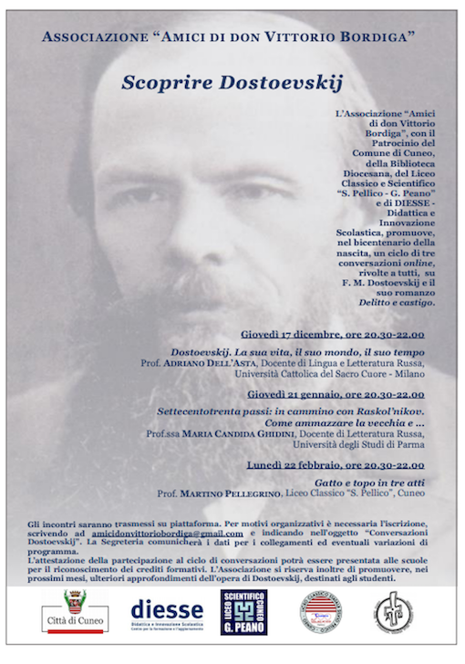 Featured image for “Scoprire Dostoevskij, ciclo di incontri per il bicentenario”