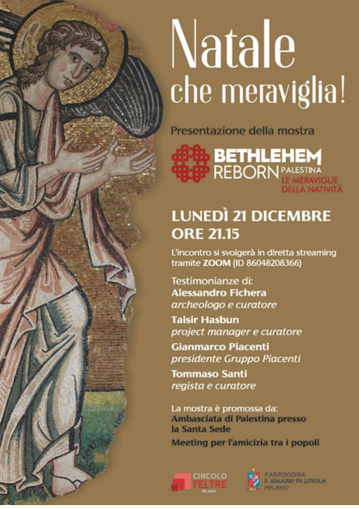 Featured image for “21 dicembre – Presentazione della mostra Bethlehem Reborn”