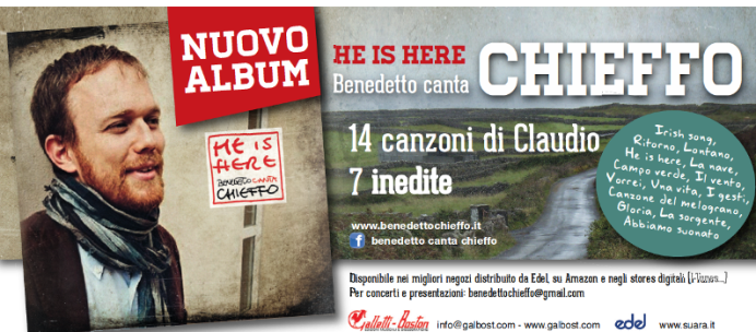 Featured image for “Novità: He is here (Benedetto canta Chieffo)”