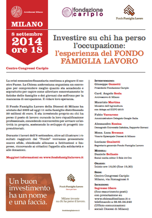 Featured image for “Convegno su occupazione e famiglia”