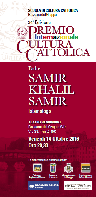Featured image for “Premio Cultura Cattolica a Padre Samir Khalil”