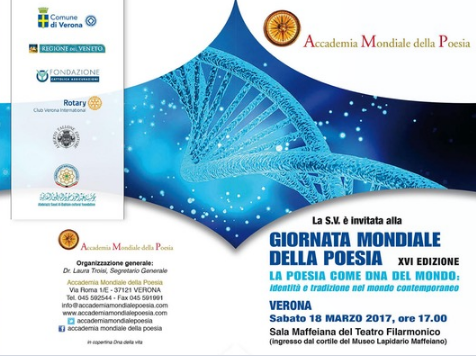 Featured image for “Davide Rondoni a Verona per la Giornata Mondiale della Poesia”