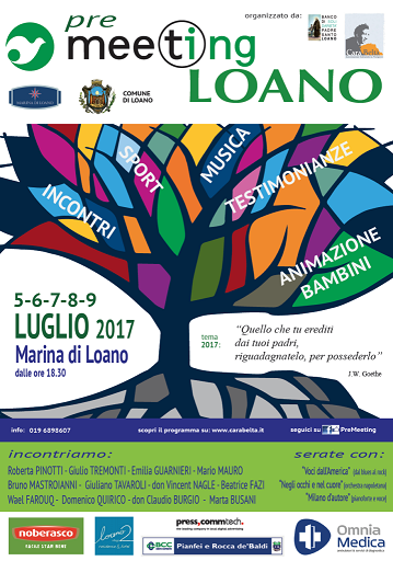 Featured image for “PreMeeting a Loano, 5-9 luglio”