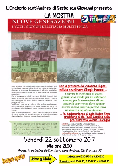 Featured image for “Nuove generazioni. I volti giovani dell’Italia multietnica a Sesto, 22-24/9”