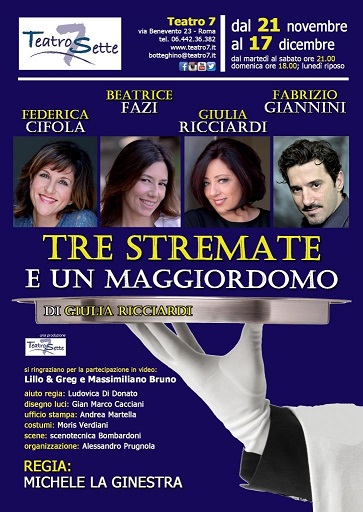Featured image for ““Tre stremate e un maggiordomo” di Giulia Ricciardi”