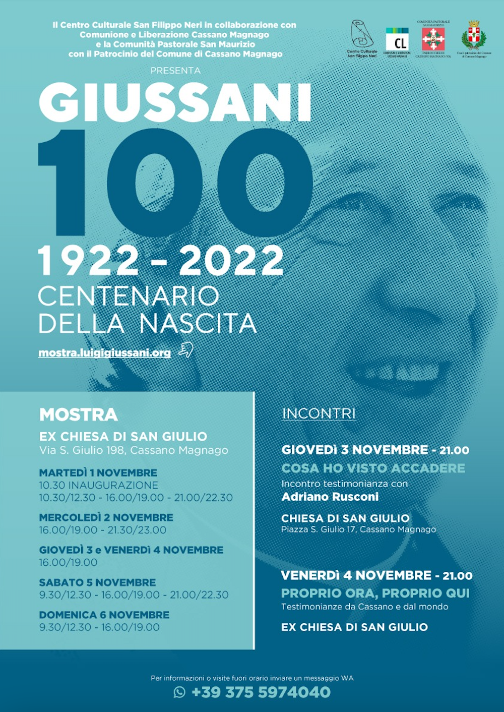 Featured image for “Cassano Magnano: Giussani 100”