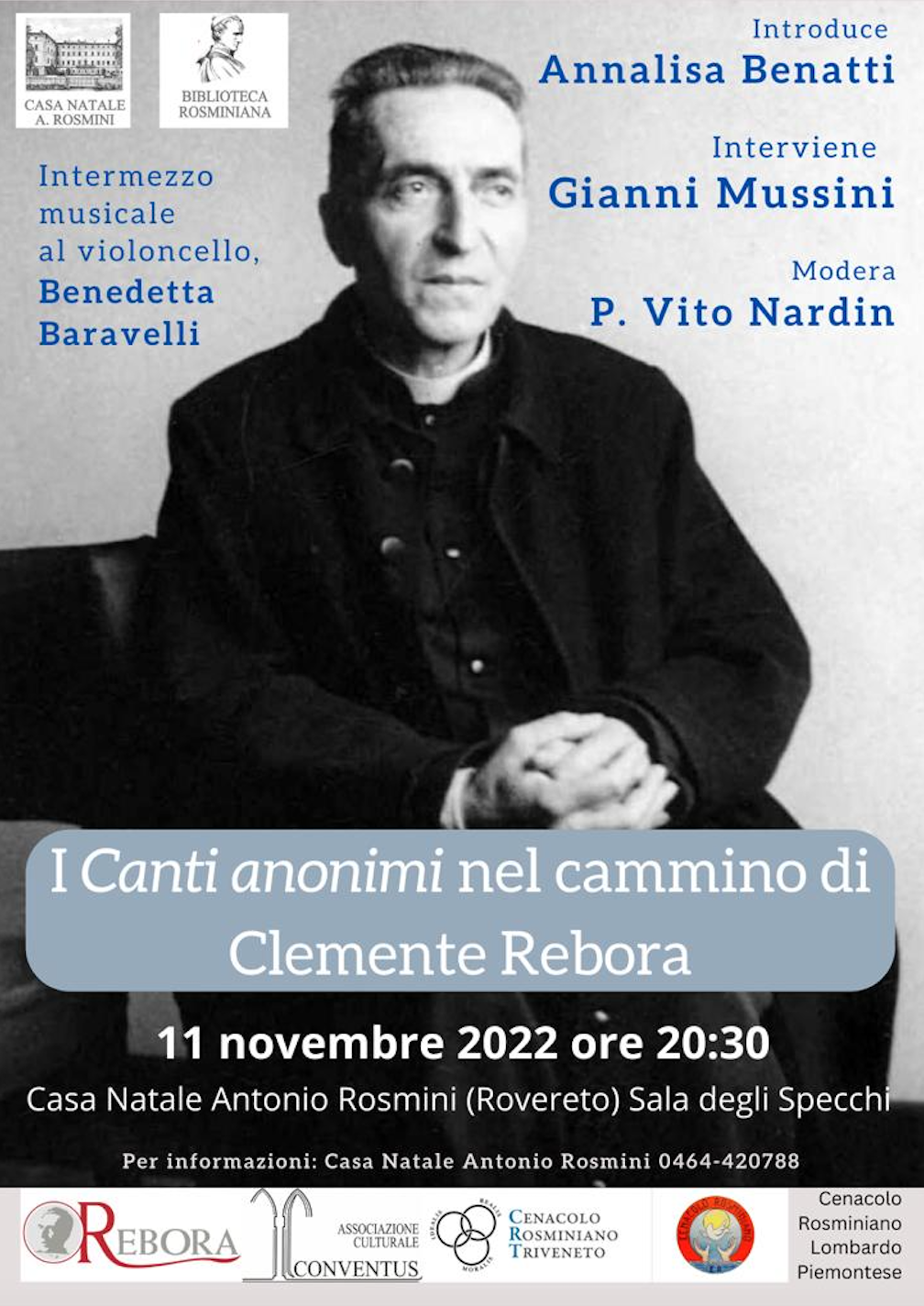 Featured image for “Rovereto: I Canti anonimi nel cammino”