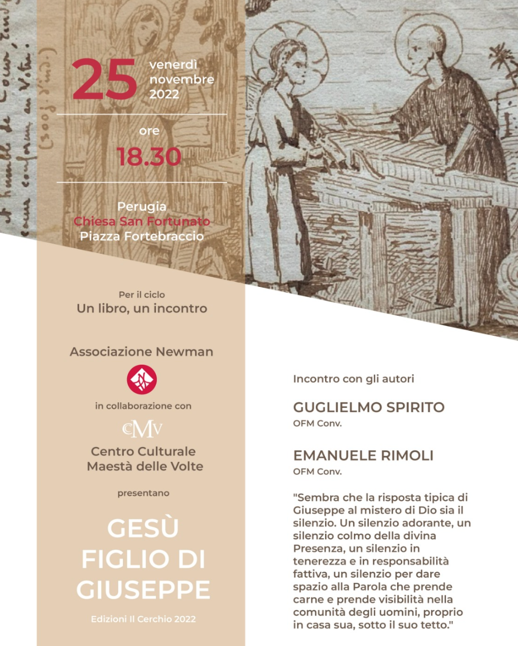 Featured image for “Perugia: Gesù figlio di Giuseppe”