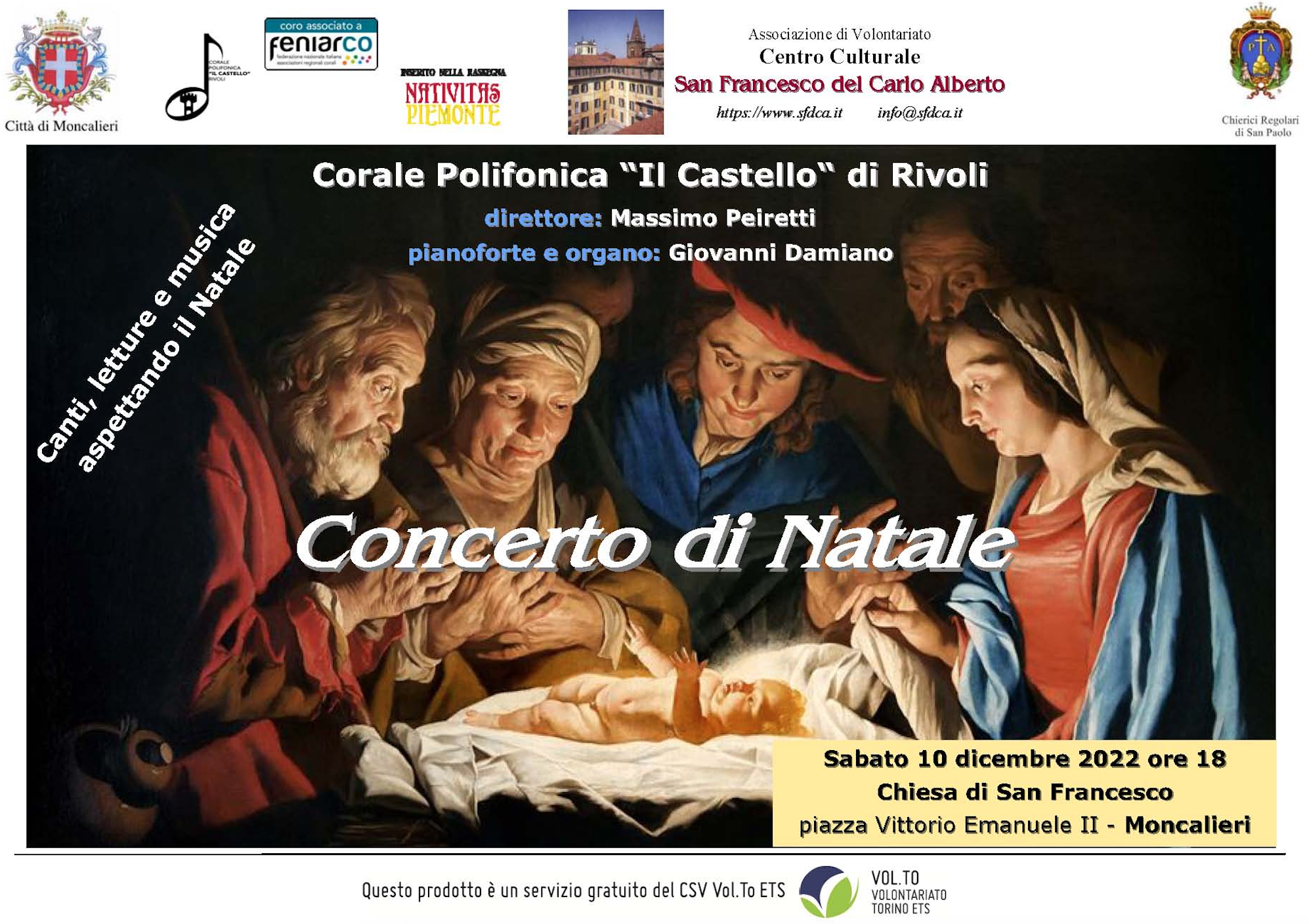 Featured image for “Moncalieri (To): Concerto di Natale”