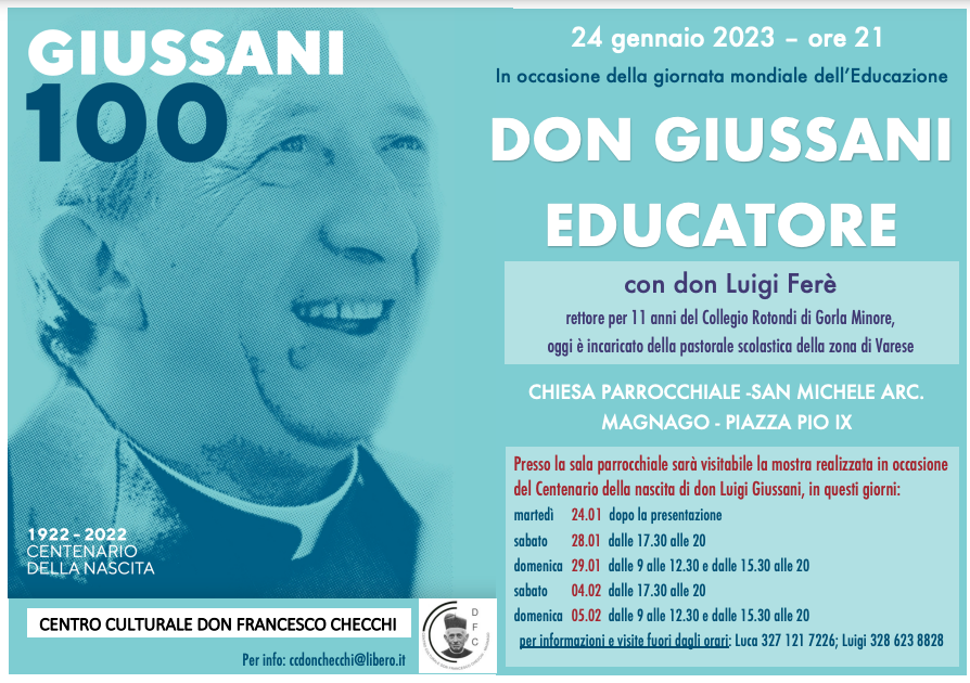 Featured image for “Magnago (Mi): Don Giussani educatore”