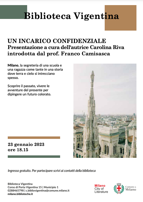 Featured image for “Milano: Un incarico confidenziale”