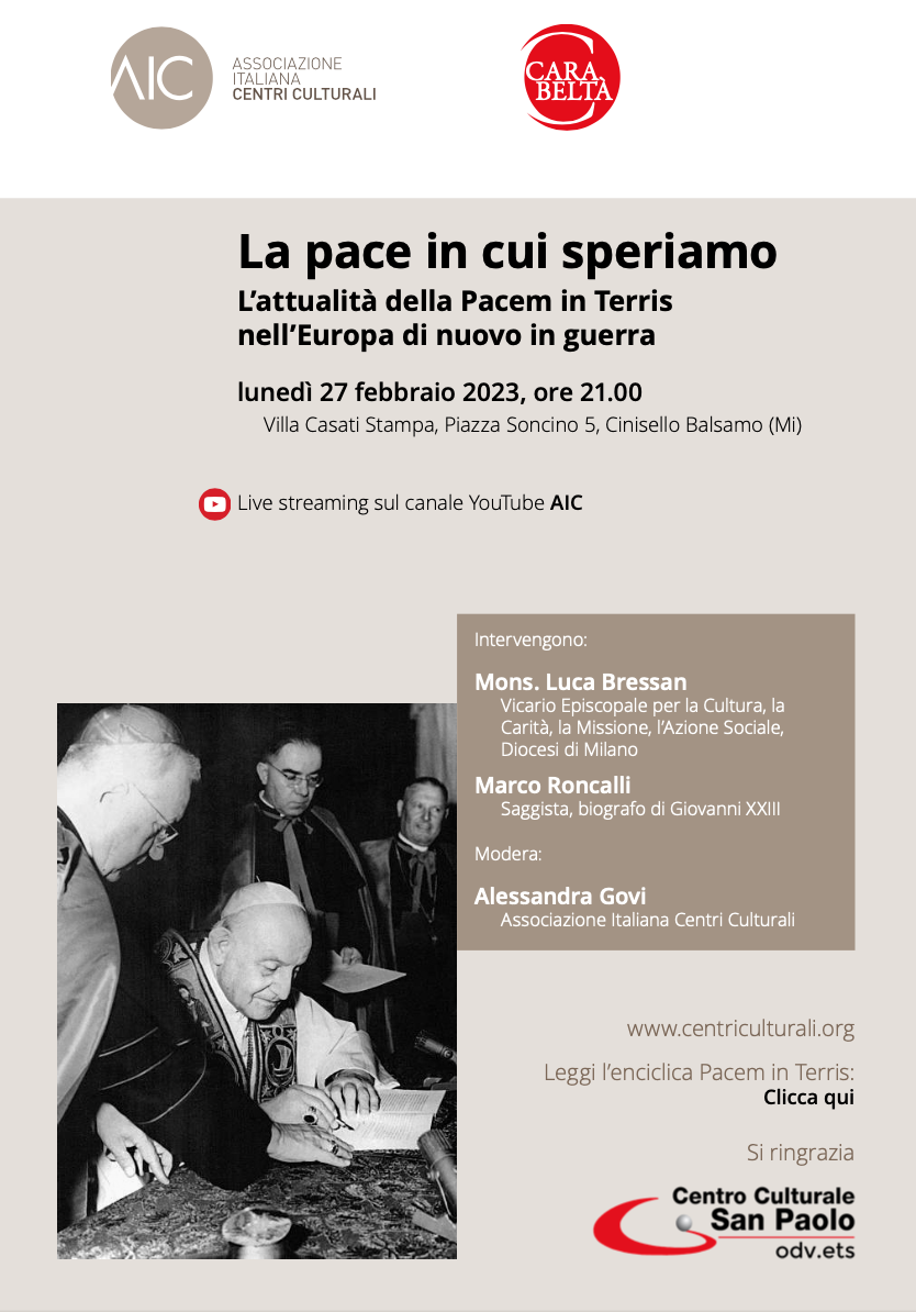 Featured image for “Cinisello Bl (Mi): La pace in cui speriamo”