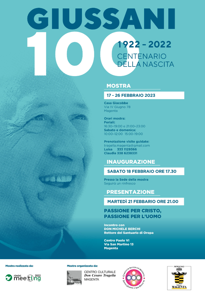 Featured image for “Magenta: Inaugurazione Mostra Giussani 100”