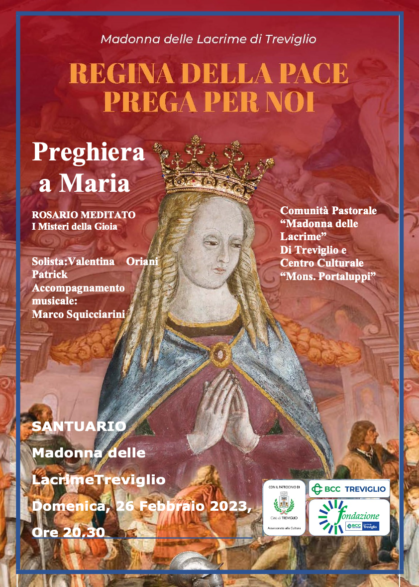 Featured image for “Treviglio (Bg): Regina della Pace prega per noi”