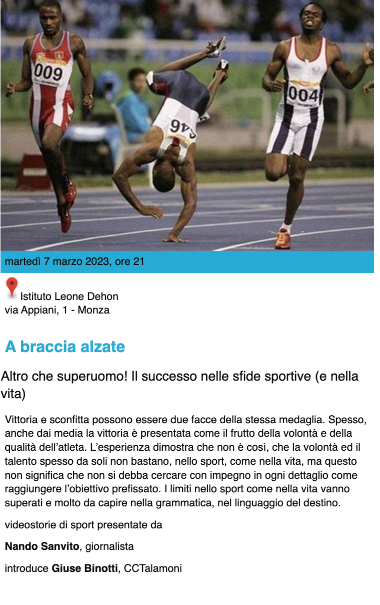 Featured image for “Monza: A braccia alzate”