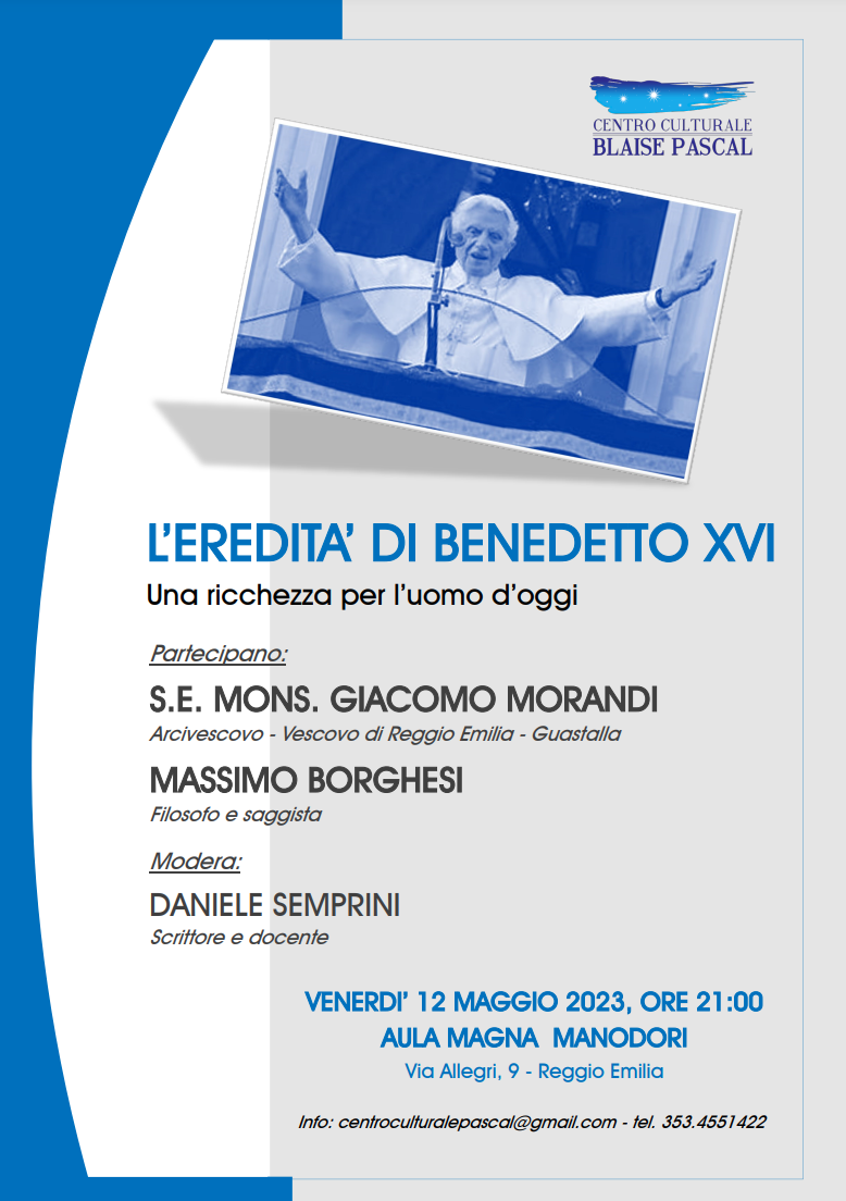 Featured image for “Reggio Emilia: L’eredità di Benedetto XVI”
