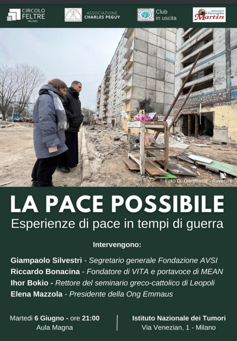 Featured image for “Milano: La pace possibile”