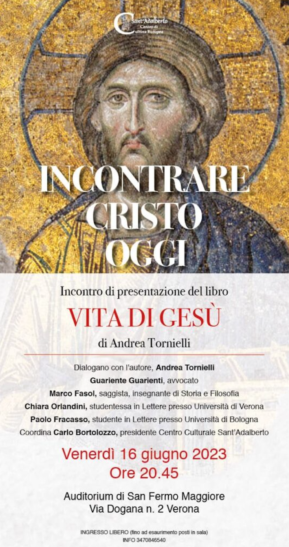 Featured image for “Verona: Presentazione del libro di Andrea Tornielli”