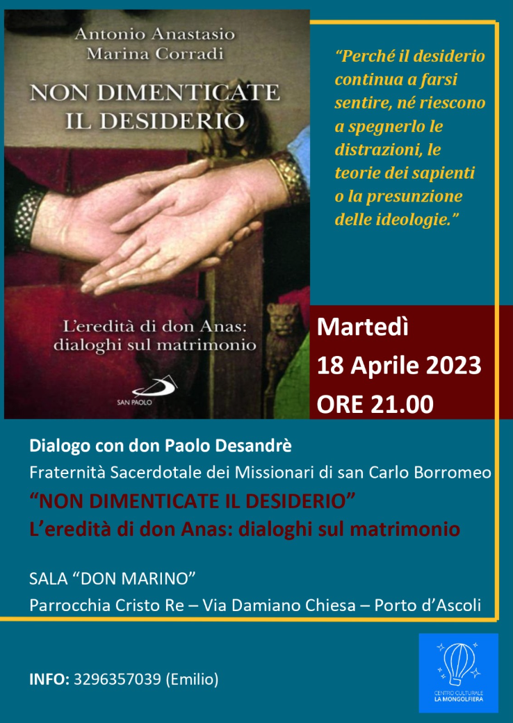 Featured image for “San Benedetto del Tronto (Ap): Non dimenticate il desiderio”
