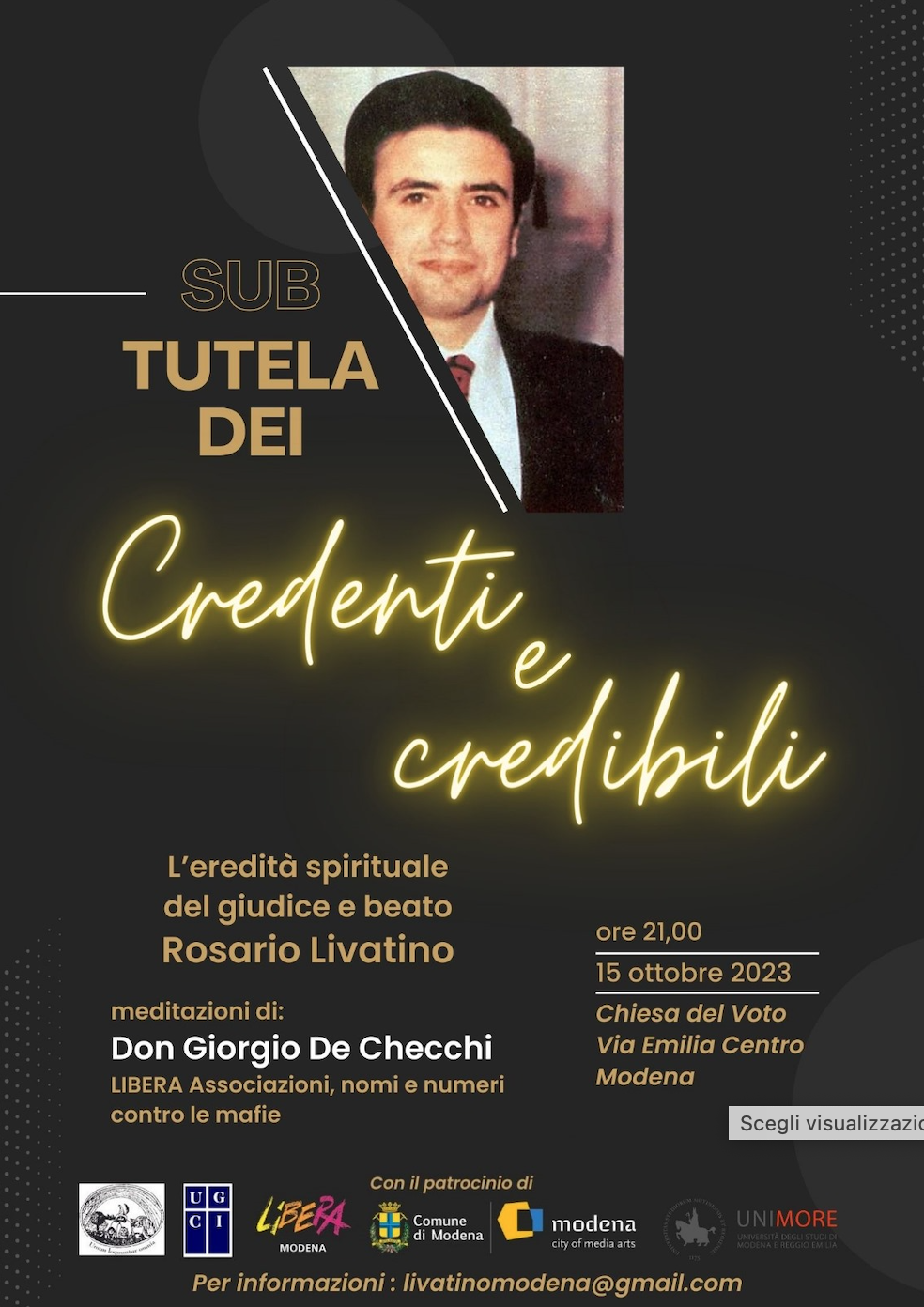 Featured image for “Modena: Credenti e credibili”