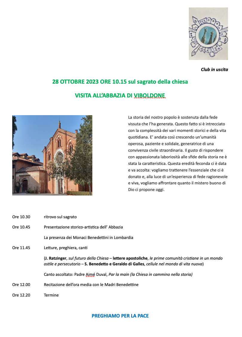 Featured image for “Milano: Visita all’Abbazia di Viboldone”