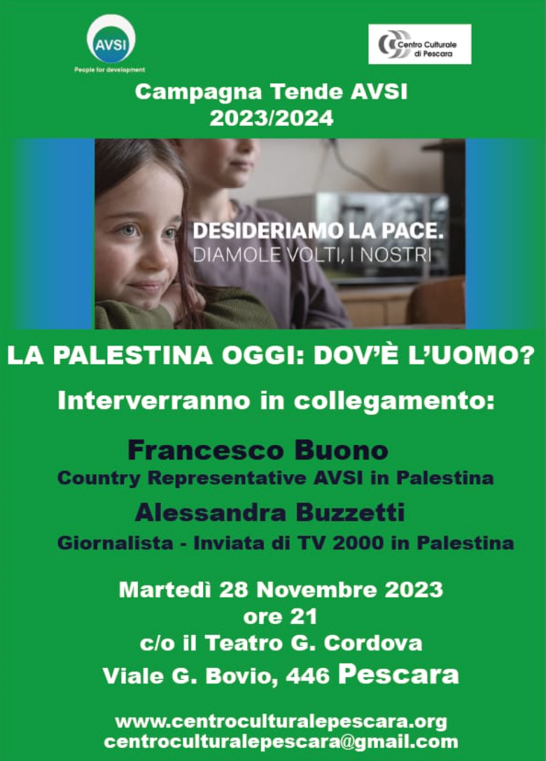 Featured image for “Pescara: La Palestina oggi”