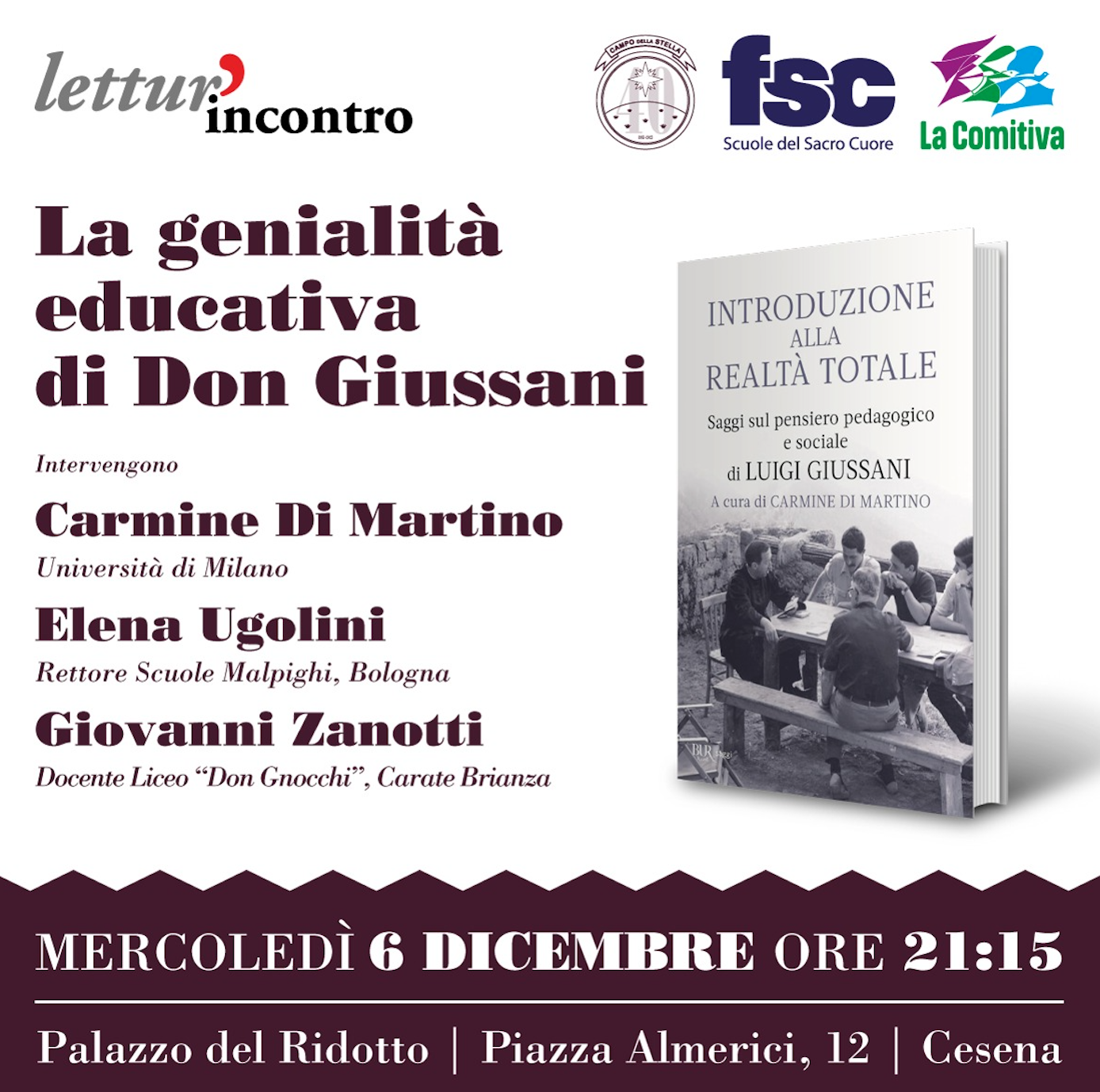 Featured image for “Cesena: La genialità educativa di Don Giussani”