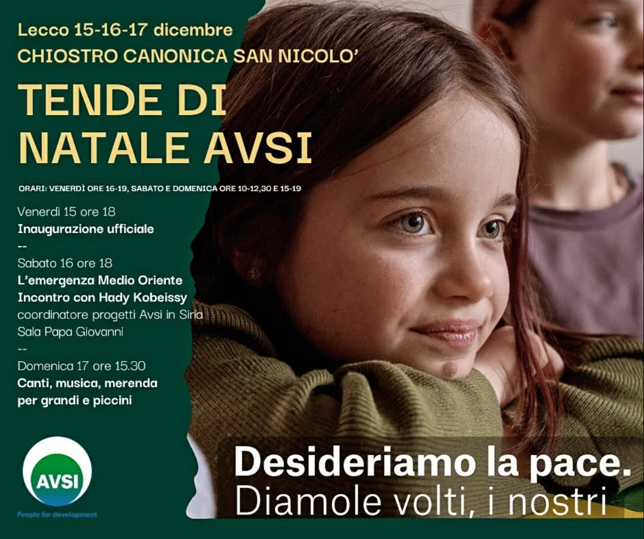 Featured image for “Lecco: Tende di Natale Avsi”