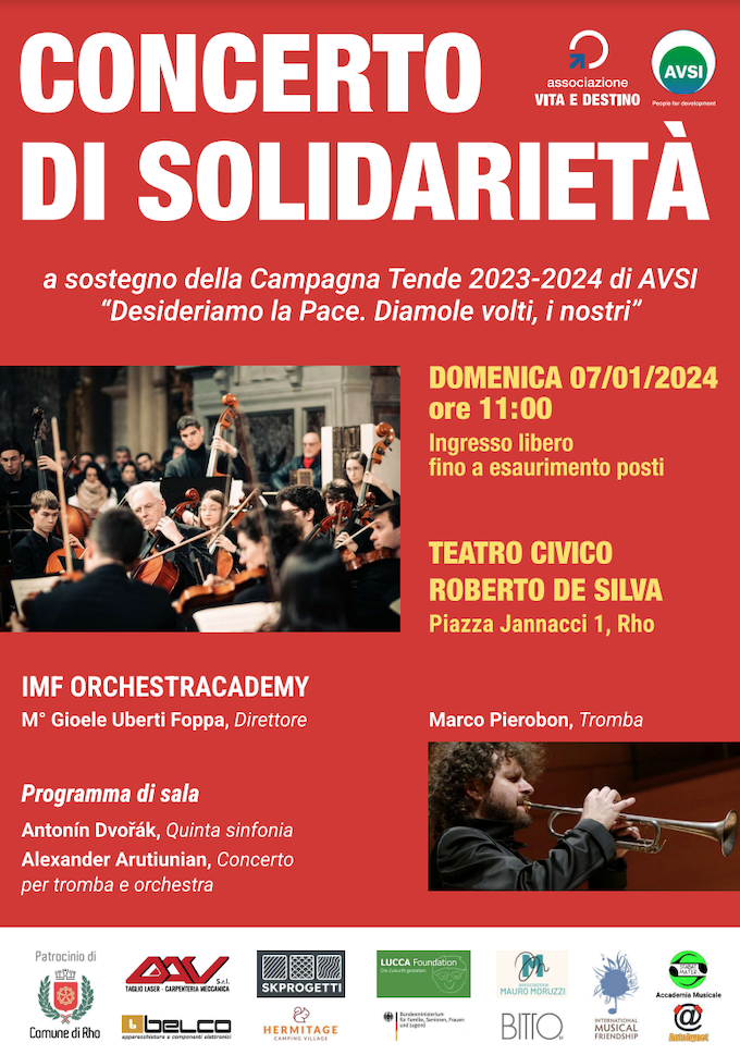 Featured image for “Rho (Mi): Concerto di solidarietà. Tende AVSI”