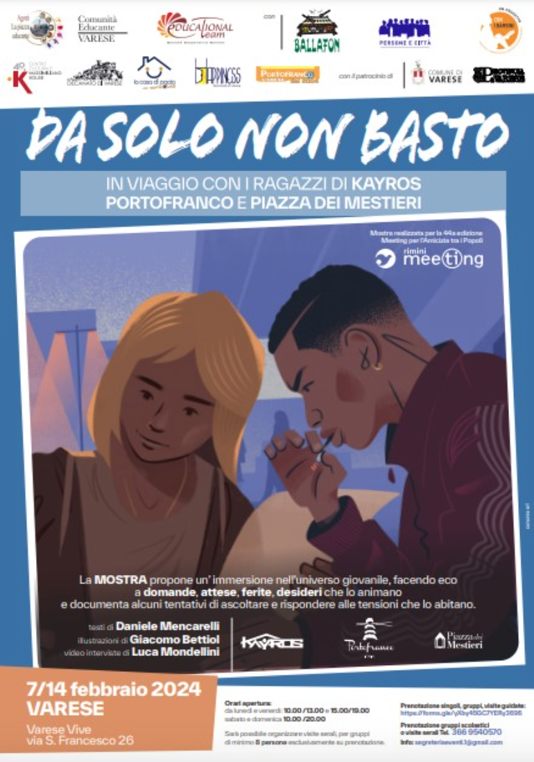 Featured image for “Varese: Da solo non basto. Mostra #meeting2023”
