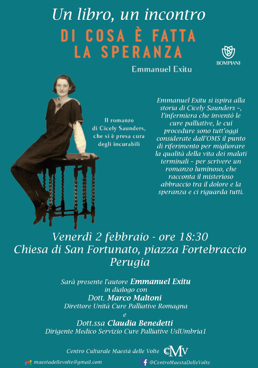 Featured image for “Perugia: Di cosa è fatta la speranza. Cicely Saunders”