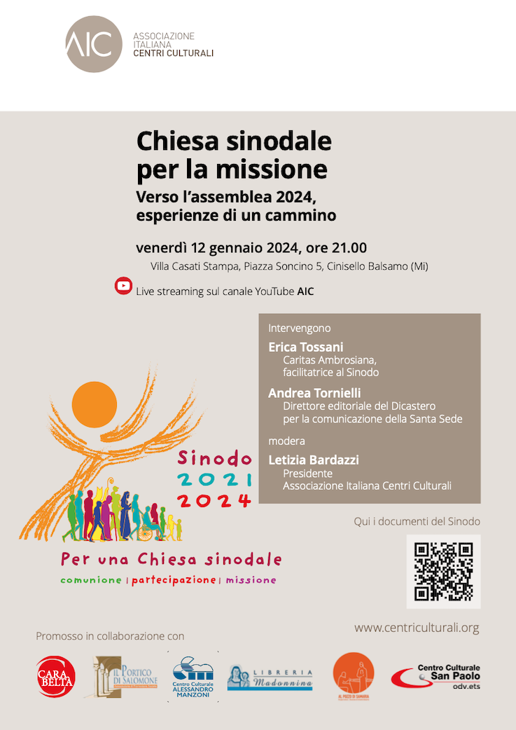 Featured image for “RIVEDI – Chiesa sinodale per la missione: Tornielli, Tossani”