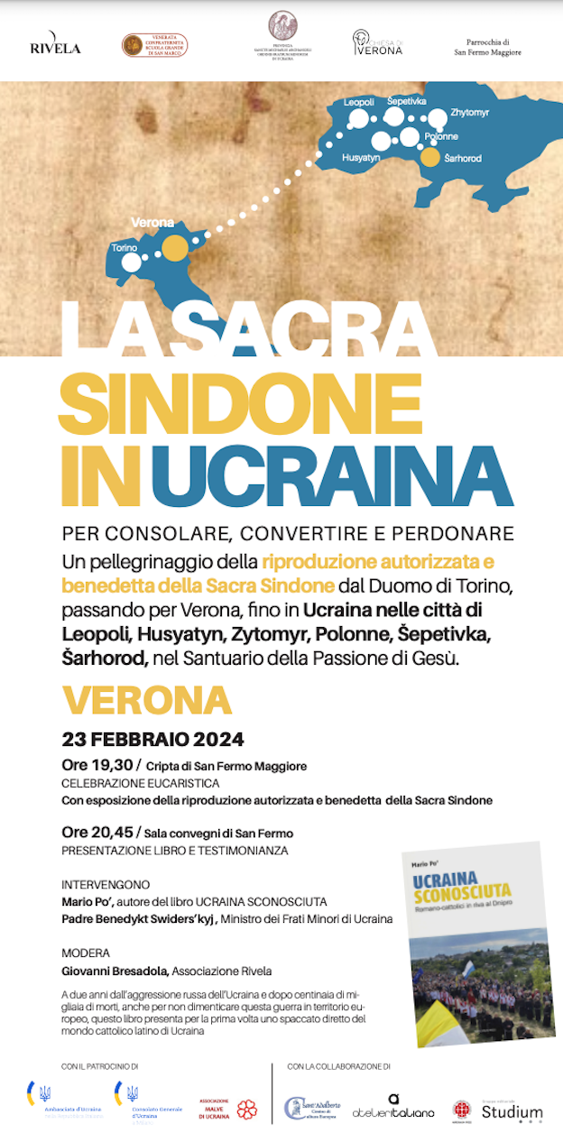 Featured image for “Verona: La Sacra Sindone in Ucraina”