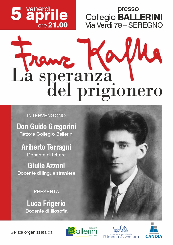 Featured image for “Seregno (MB): Franz Kafka. La speranza del prigioniero”