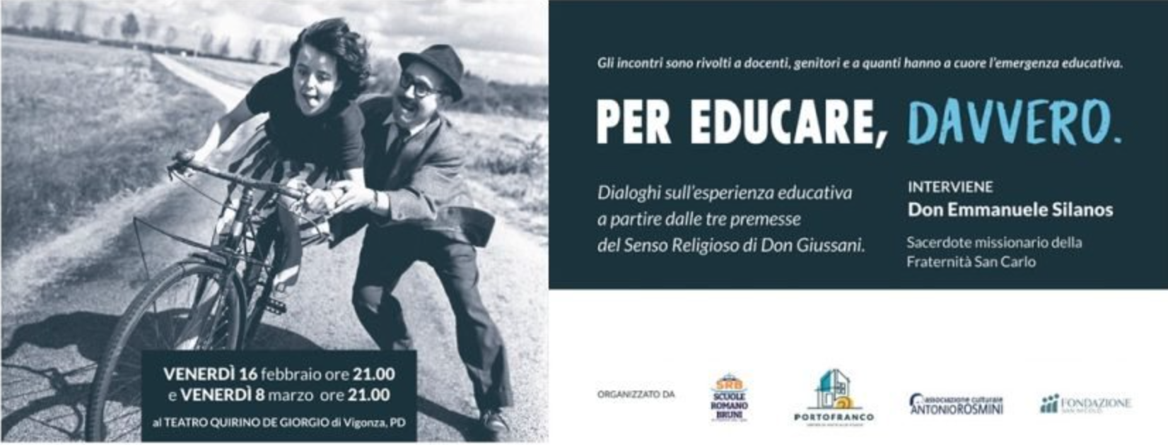 Featured image for “Padova: Per educare davvero. Dialoghi sulle tre premesse del Senso religioso”
