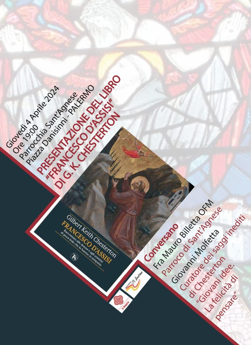 Featured image for “Palermo: Presentazione del libro Francesco D’Assisi di Chesterton”
