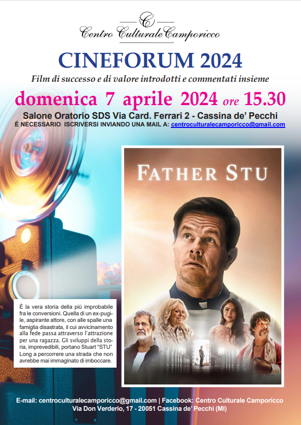 Featured image for “Cassina de’ Pecchi: Cineforum 2024. Father Stu”